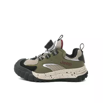 Детские кроссовки Kids Low-top Green Jeep, зеленый