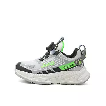 Детские кроссовки Kids Low-top Neon Green Jeep, зеленый