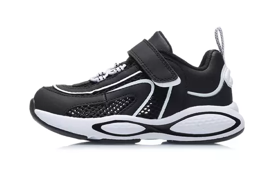 Детские кроссовки PS Low-top Черные/белые Lining Young