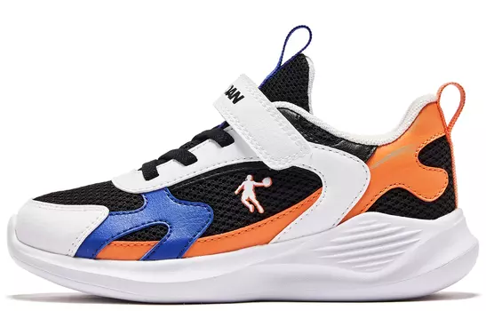 Детские кроссовки PS Low-top Черные/белые Qiaodan
