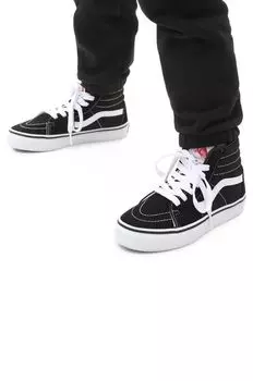 Детские кроссовки UY SK8 Hi BLACK/TRUE WHIT Vans, черный