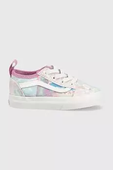 Детские кроссовки Vans Old Skool Elastic Lace Ta SUNN MDGRE, мультиколор