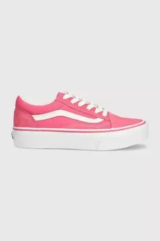 Детские кроссовки Vans Old Skool Platform, розовый