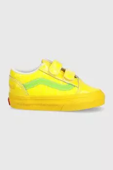 Детские кроссовки Vans TD Old Skool V HARB CHBD, желтый