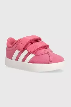 Детские кроссовки VL COURT 3.0 CF adidas, розовый