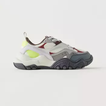 Детские кроссовки Zara Multicoloured, каштановый