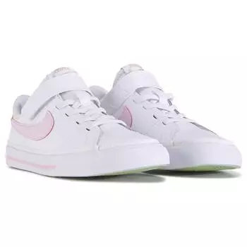 Детские низкие кеды Court Legacy Little Kid Nike, белый