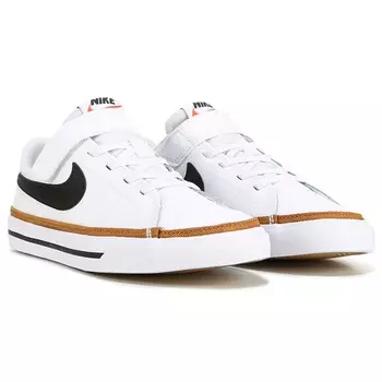 Детские низкие кеды Court Legacy Little Kid Nike, белый