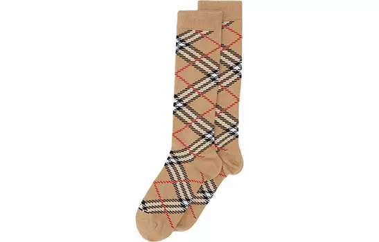 Детские носки Burberry, цвет 1 double pack (archive beige)