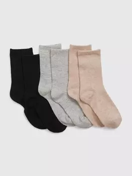 Детские носки cashsoft, 3 пары. Gap, мультиколор