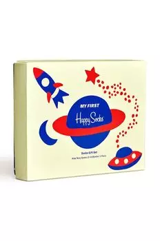 Детские носки Happy Socks, 3 шт., мультиколор