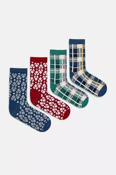 Детские носки United Colors of Benetton, 4 шт, синий