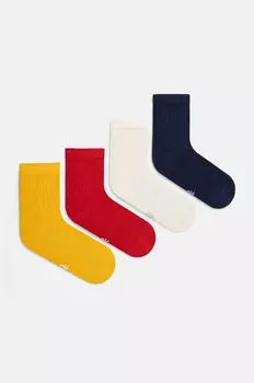 Детские носки United Colors of Benetton, 4 шт, желтый