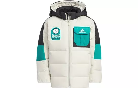 Детские пуховики/жилеты Adidas, белый
