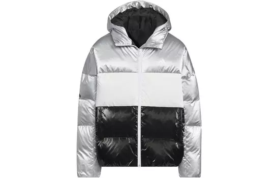 Детские пуховики/жилеты Adidas, серебряный