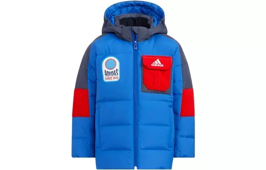 Детские пуховики/жилеты Adidas, синий