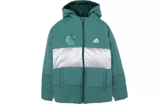 Детские пуховики/жилеты Adidas, зеленый