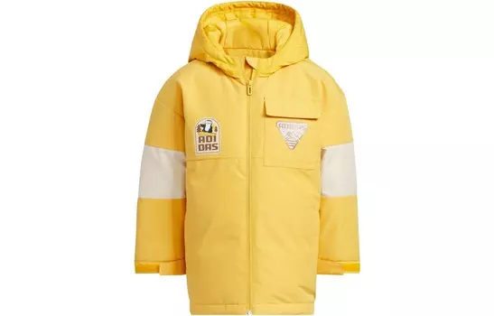 Детские пуховики/жилеты Adidas, желтый