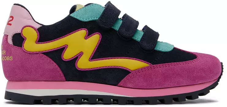 Детские разноцветные кроссовки 'The Jogger' Marc Jacobs