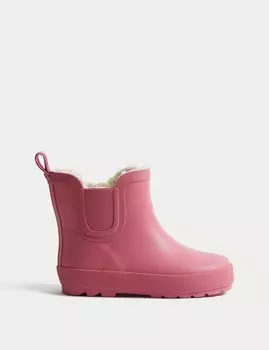 Детские резиновые сапоги Marks & Spencer, темно-розовый