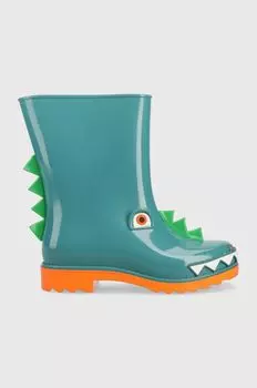 Детские резиновые сапоги Melissa Rain Boot + Fabula Inf, бирюзовый