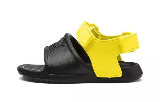 Детские сандалии Puma Divecat V2 Injex PS, черный/желтый