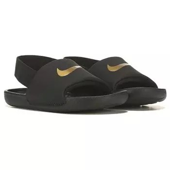 Детские сандалии-шлепанцы Kawa для малышей/малышей Nike, черный