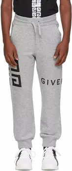 Детские серые брюки 4G Lounge Givenchy