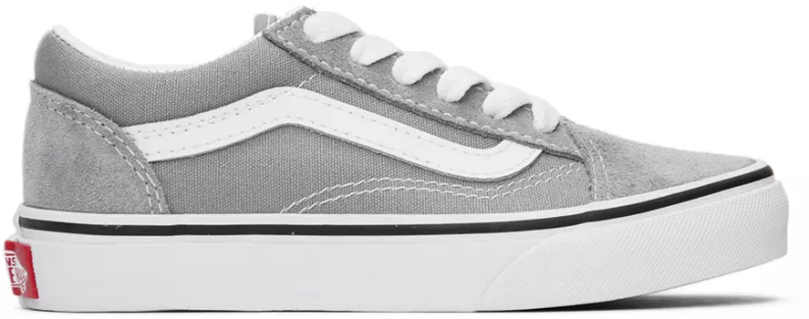 Детские серые кроссовки Old Skool Little Kids Vans