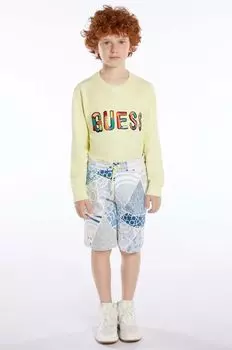 Детские шерстяные шорты Guess, синий