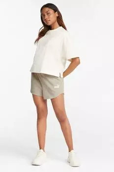 Детские шерстяные шорты Puma, бежевый