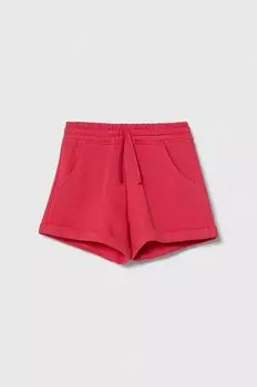 Детские шерстяные шорты United Colors of Benetton, розовый