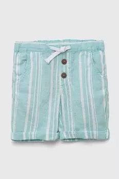Детские шерстяные шорты United Colors of Benetton, бирюзовый