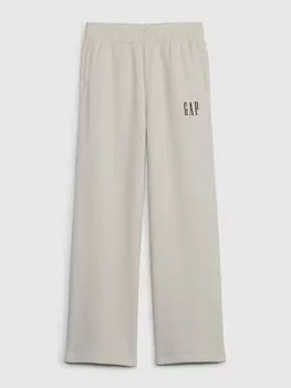 Детские широкие спортивные штаны Gap, бежевый