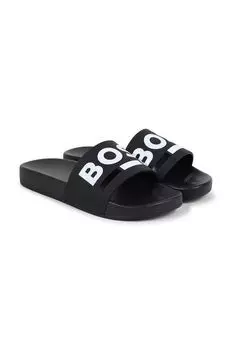 Детские шлепанцы Aqua Slides Boss, черный
