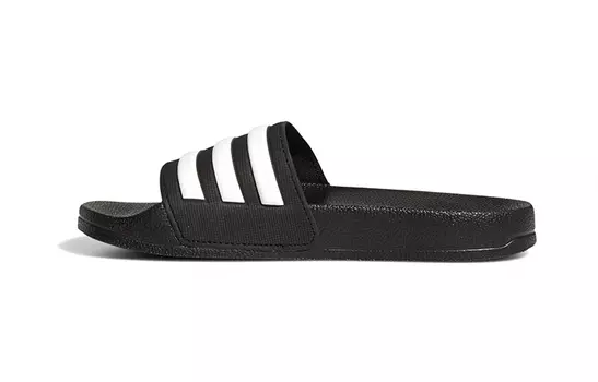 Детские шлепанцы Детские черные/белые Adidas