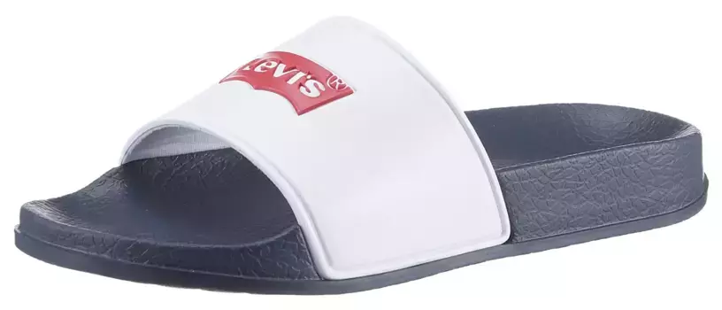 Детские шлепанцы для купания Levi's "Levi's POOL", летняя обувь, обувь для купания, шлепанцы для бассейна с привлекательным логотипом бренда Levi'S Kids, синий