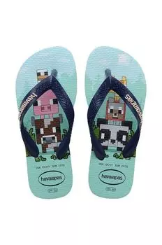 Детские шлепанцы Havaianas, синий
