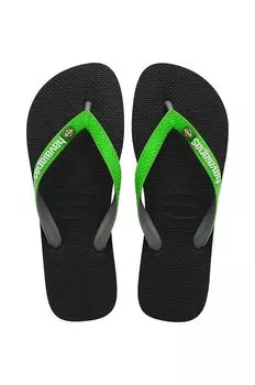 Детские шлепанцы Havaianas, зеленый