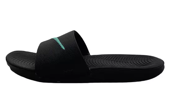 Детские шлепанцы Kawa Kids, цвет черный/синий Nike, цвет Customized