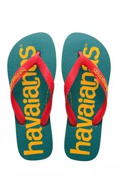 Детские шлепанцы LOGOMANIA Havaianas, бирюзовый
