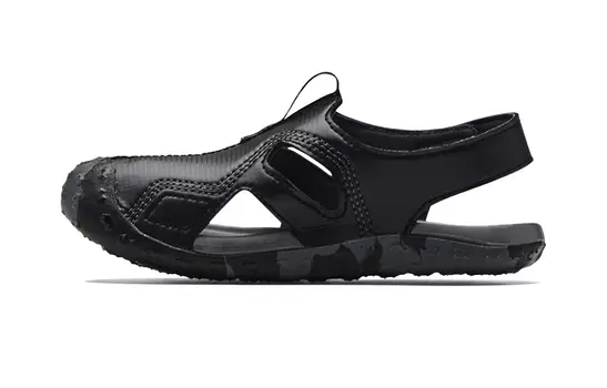 Детские шлепанцы PS черные Under Armour