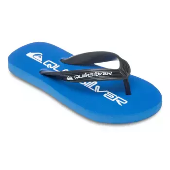 Детские шлепанцы Quiksilver Java Wordmark, синий
