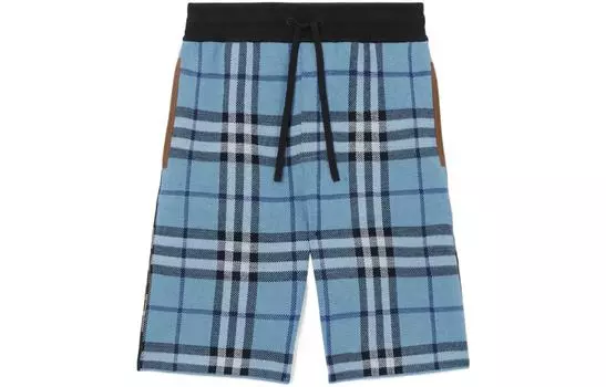 Детские шорты Burberry, цвет Blue