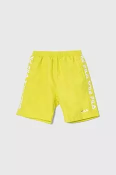 Детские шорты Fila, желтый