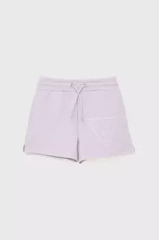 Детские шорты Guess, фиолетовый