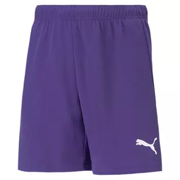 Детские шорты Puma Team Rise, фиолетовый/фиолетовый/белый