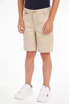 Детские шорты Tommy Hilfiger, бежевый