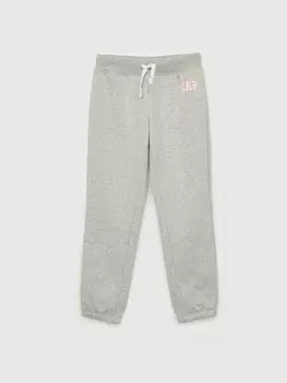 Детские спортивные штаны с логотипом Gap, серый