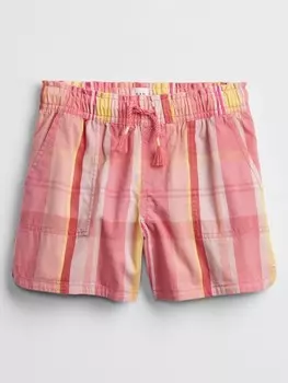 Детские тканые шорты Gap, розовый